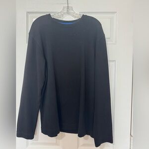 GAP Men’s Size L Classic Fit Pullover Sweatshirt Black Y2K Vintage